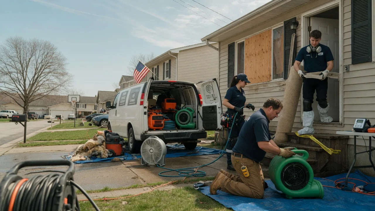 Water Damage Restoration in Davenport, IA near me